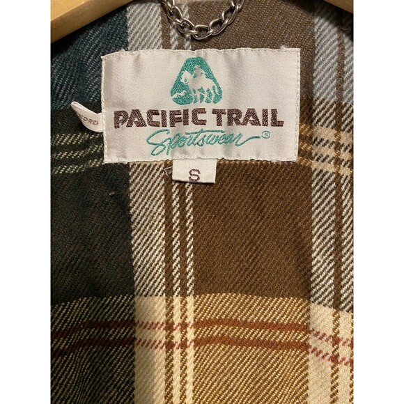 Vintage Bomber Jacket Men’s Small Light Brown Over Sized Pacific Trail Chinstrap - Picture 12 of 16